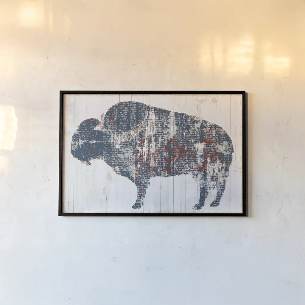 Free Spirit II Red White Blue by Sue Schlabach. shown as a paper print in a black flame. Available as a archival giclee rolled canvas, fine art paper, or poster print. SKU 36801i.