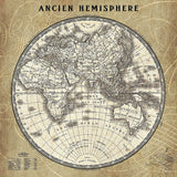 French World Map II by Sue Schlabach. SKU 15689a. Archival Giclee Fine art print for wall decor.