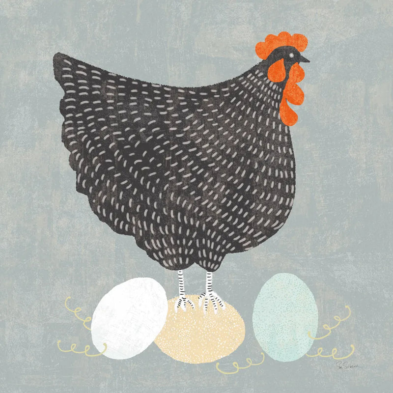 Fresh Eggs I No Words by Sue Schlabach. SKU 79352a. Archival Giclee Fine art print for wall decor.