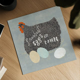 Fresh Eggs II by Sue Schlabach. Shown as a detailed flat fine art print, highlighting archival giclee quality. Available as an archival giclee rolled canvas, fine art paper, or poster print. SKU 31008a.
