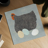 Fresh Eggs II No Words by Sue Schlabach. Shown as a detailed flat fine art print, highlighting archival giclee quality. Available as an archival giclee rolled canvas, fine art paper, or poster print. SKU 79353a.