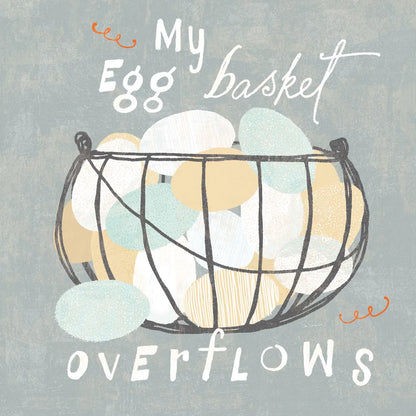 Fresh Eggs III by Sue Schlabach. SKU 31009a. Archival Giclee Fine art print for wall decor.