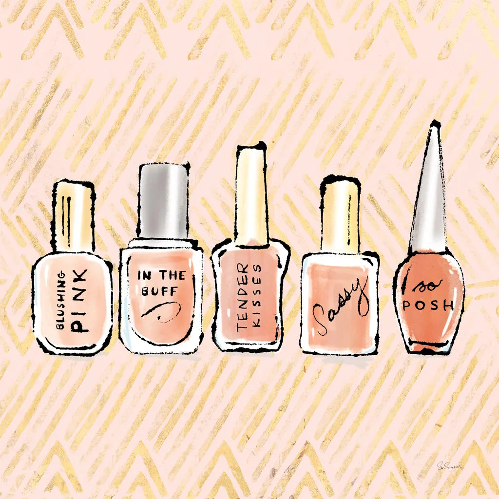 Geo Beauty and Sass I by Sue Schlabach. SKU 39651a. Archival Giclee Fine art print for wall decor.