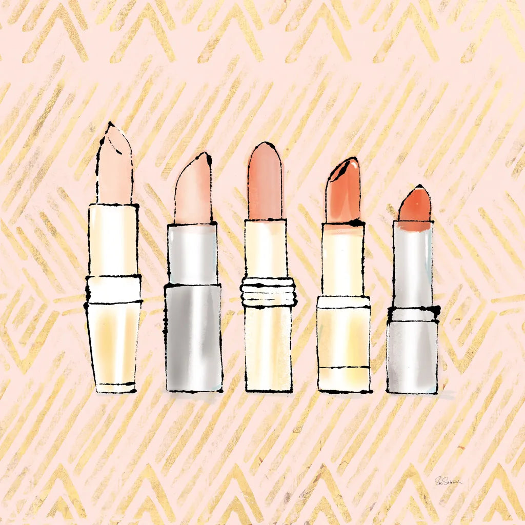 Geo Beauty and Sass II by Sue Schlabach. SKU 39652a. Archival Giclee Fine art print for wall decor.