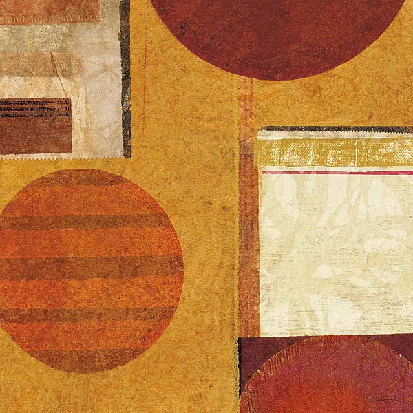 Geo Tea II by Sue Schlabach. SKU 4931a. Archival Giclee Fine art print for wall decor.