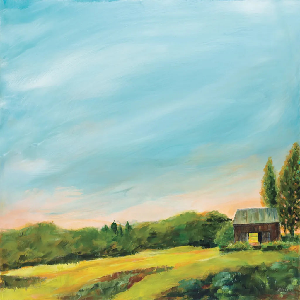 Golden Hour by Sue Schlabach. SKU 79250a. Archival Giclee Fine art print for wall decor.