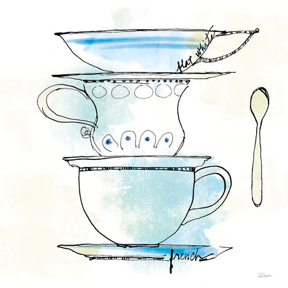 Good Brew VI by Sue Schlabach. SKU 25048a. Archival Giclee Fine art print for wall decor.