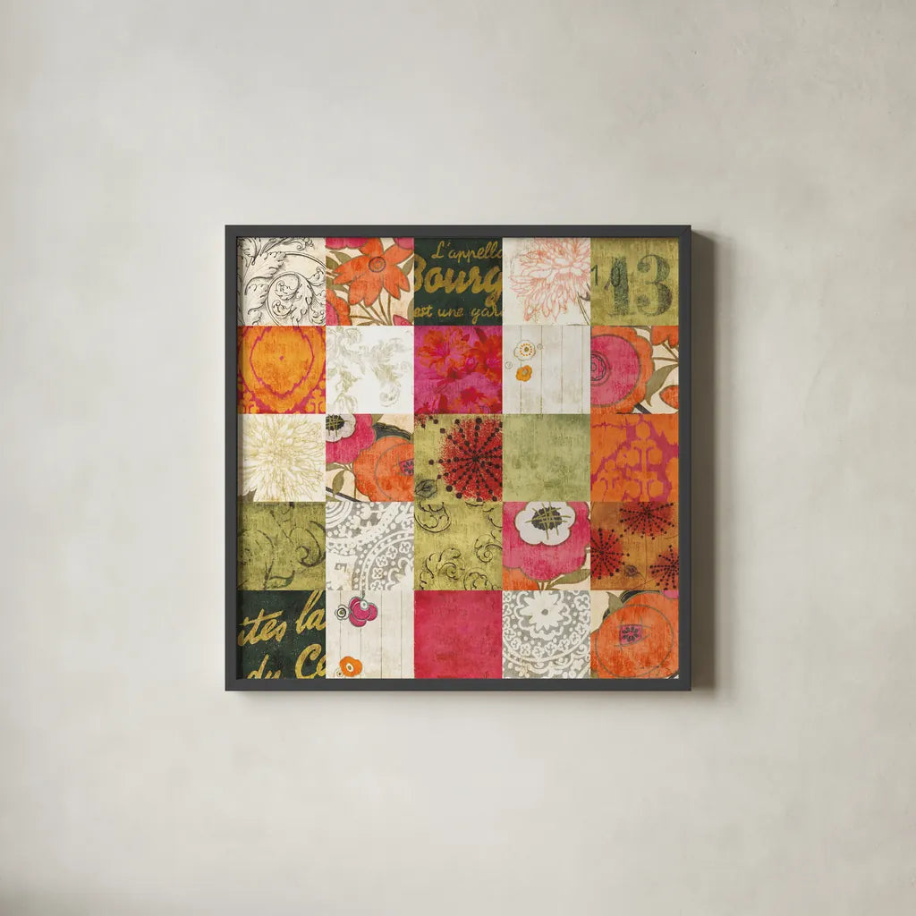 High Spirited by Sue Schlabach. Shown in a sleek black glass frame for a contemporary gallery look. Available as an archival giclee rolled canvas, fine art paper, or poster print. SKU 44481a.