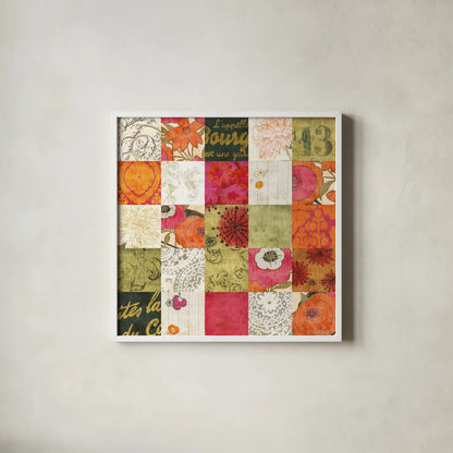 High Spirited by Sue Schlabach. Shown in a crisp white glass frame for a clean and minimalist style. Available as an archival giclee rolled canvas, fine art paper, or poster print. SKU 44481a.