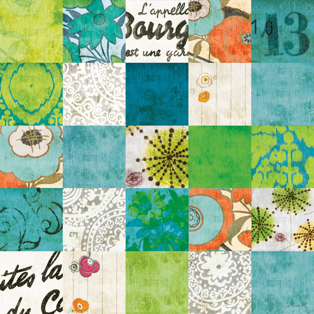 High Spirited Blue by Sue Schlabach. SKU 44480a. Archival Giclee Fine art print for wall decor.