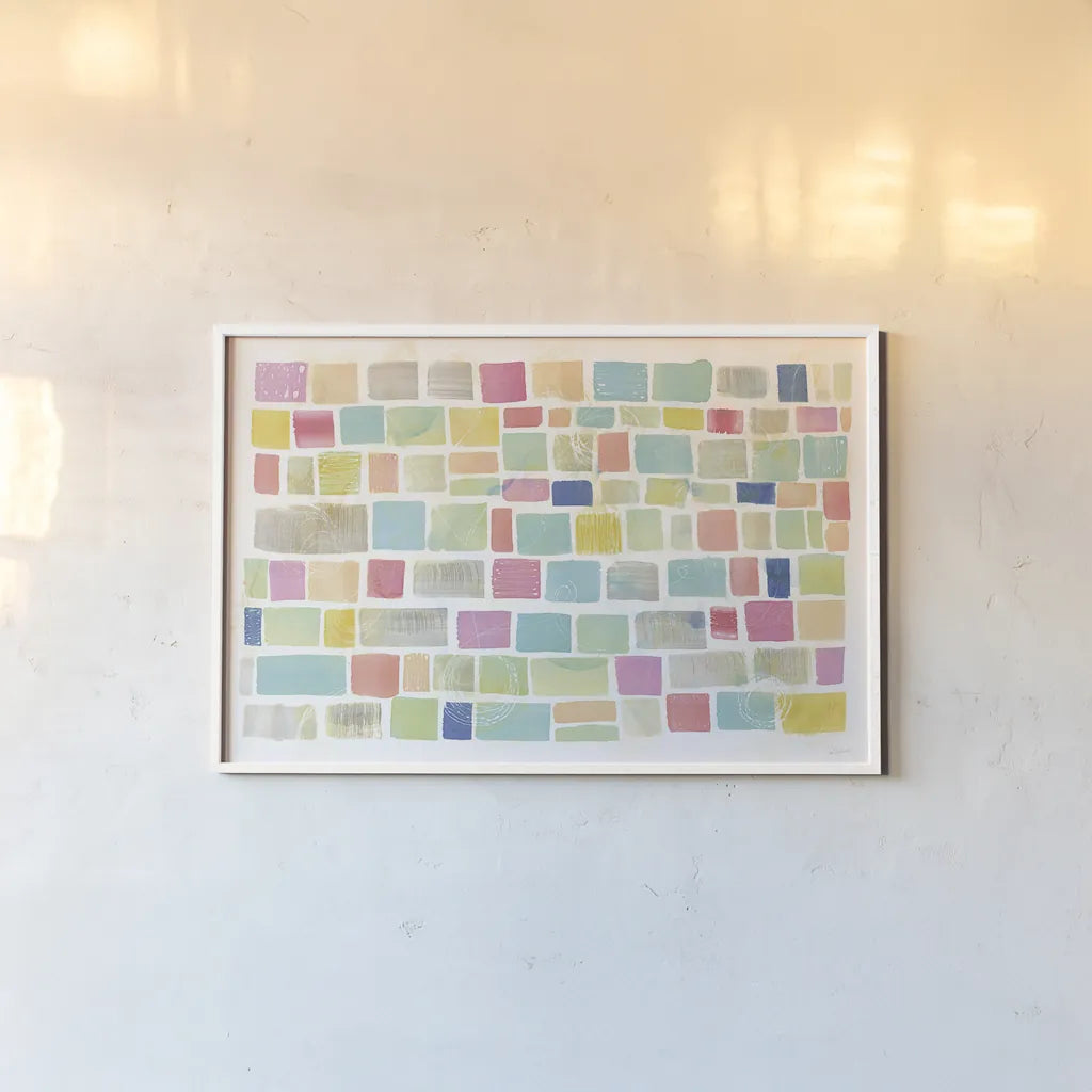 High Windows I v2 by Sue Schlabach. shown as a paper print in a white frame. Available as a archival giclee rolled canvas, fine art paper, or poster print. SKU 28795i.