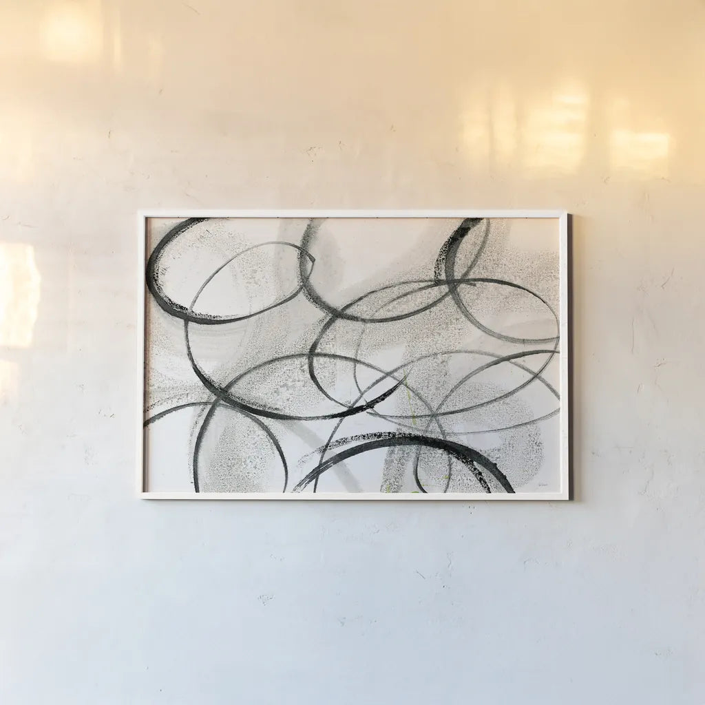 Imprints by Sue Schlabach. shown as a paper print in a white frame. Available as a archival giclee rolled canvas, fine art paper, or poster print. SKU 30539i.