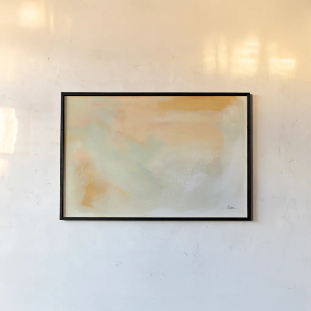 In the Pink by Sue Schlabach. shown as a paper print in a black flame. Available as a archival giclee rolled canvas, fine art paper, or poster print. SKU 67144i.