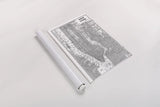 Inverted New York Map by Sue Schlabach. shown as a rolled paper print. Available as archival giclee rolled canvas, fine art paper, or poster print. SKU 70219h.