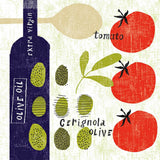 Italiano Olives by Sue Schlabach. SKU 44688a. Archival Giclee Fine art print for wall decor.