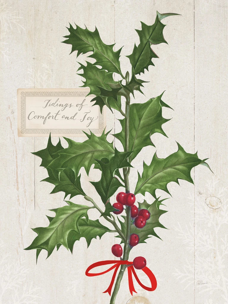 Joyful Tidings VI on Wood by Sue Schlabach