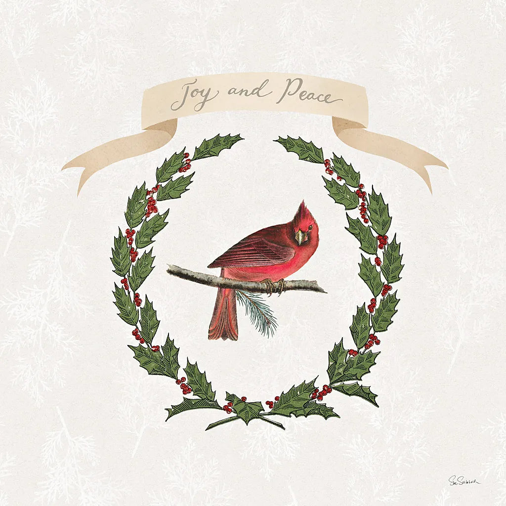 Joyful Tidings VII by Sue Schlabach. SKU 33832a. Archival Giclee Fine art print for wall decor.