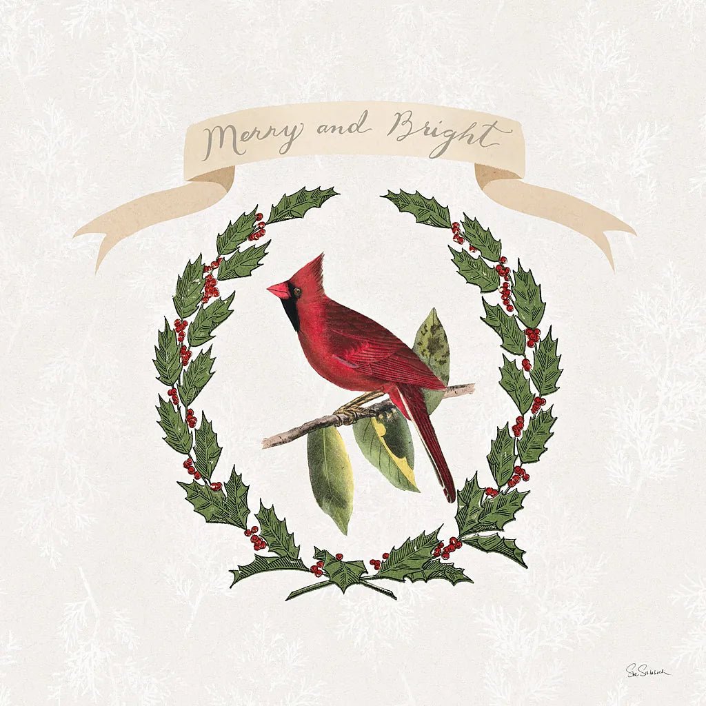 Joyful Tidings VIII by Sue Schlabach. SKU 33833a. Archival Giclee Fine art print for wall decor.