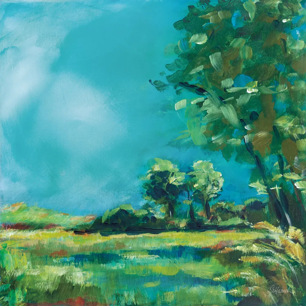 July Meadow by Sue Schlabach. SKU 74876a. Archival Giclee Fine art print for wall decor.