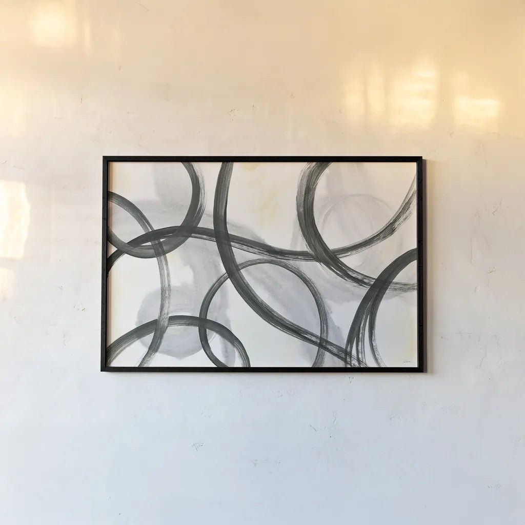 Junctions by Sue Schlabach. shown as a paper print in a black flame. Available as a archival giclee rolled canvas, fine art paper, or poster print. SKU 30540i.