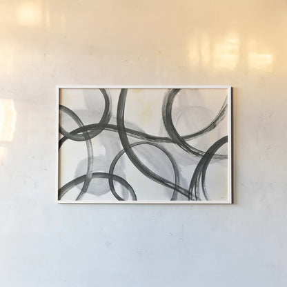 Junctions by Sue Schlabach. shown as a paper print in a white frame. Available as a archival giclee rolled canvas, fine art paper, or poster print. SKU 30540i.