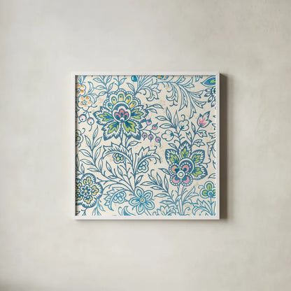 Kala II by Sue Schlabach. Shown in a crisp white glass frame for a clean and minimalist style. Available as an archival giclee rolled canvas, fine art paper, or poster print. SKU 31528a.