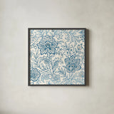 Kala II Gray by Sue Schlabach. Shown in a sleek black glass frame for a contemporary gallery look. Available as an archival giclee rolled canvas, fine art paper, or poster print. SKU 48703a.
