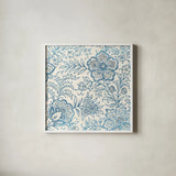 Kala III Gray by Sue Schlabach. Shown in a crisp white glass frame for a clean and minimalist style. Available as an archival giclee rolled canvas, fine art paper, or poster print. SKU 48704a.