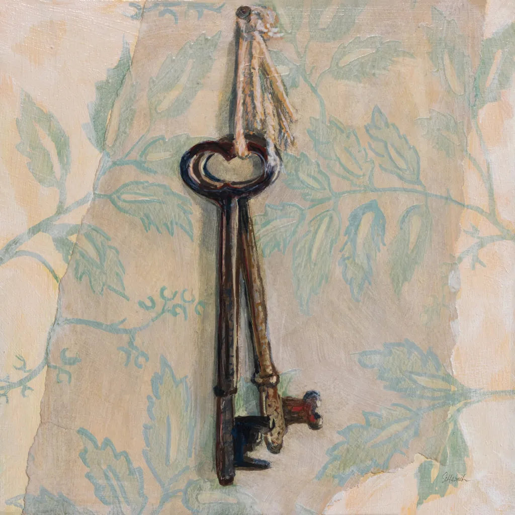 Keys to Home by Sue Schlabach. SKU 88562a. Archival Giclee Fine art print for wall decor.