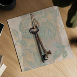 Keys to Home by Sue Schlabach. Shown as a detailed flat fine art print, highlighting archival giclee quality. Available as an archival giclee rolled canvas, fine art paper, or poster print. SKU 88562a.