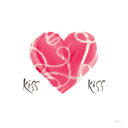Kiss Kiss by Sue Schlabach. SKU 49993a. Archival Giclee Fine art print for wall decor.