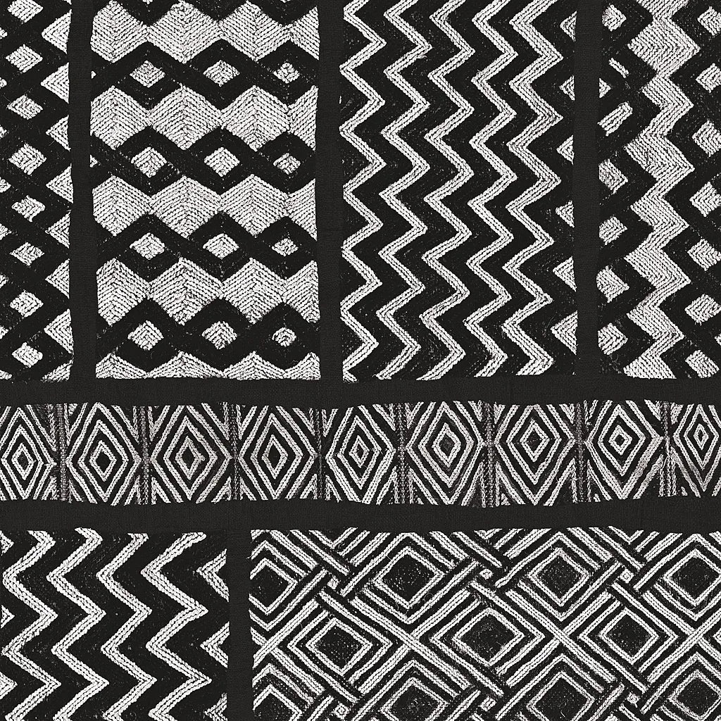 Kuba Abstract III BW by Sue Schlabach. SKU 32134a. Archival Giclee Fine art print for wall decor.