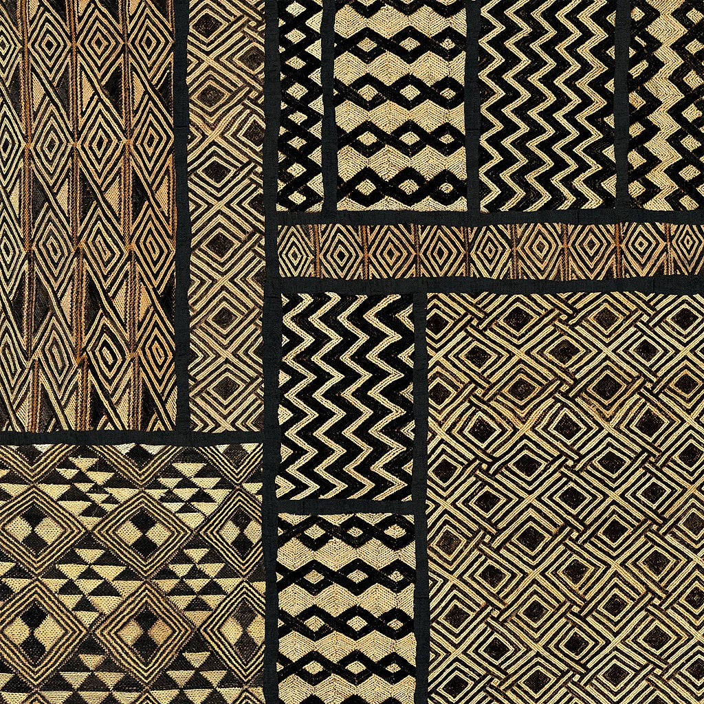 Kuba Abstract Square by Sue Schlabach. SKU 44656a. Archival Giclee Fine art print for wall decor.