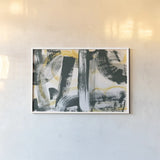 LPs in 33 by Sue Schlabach. shown as a paper print in a white frame. Available as a archival giclee rolled canvas, fine art paper, or poster print. SKU 30219i.