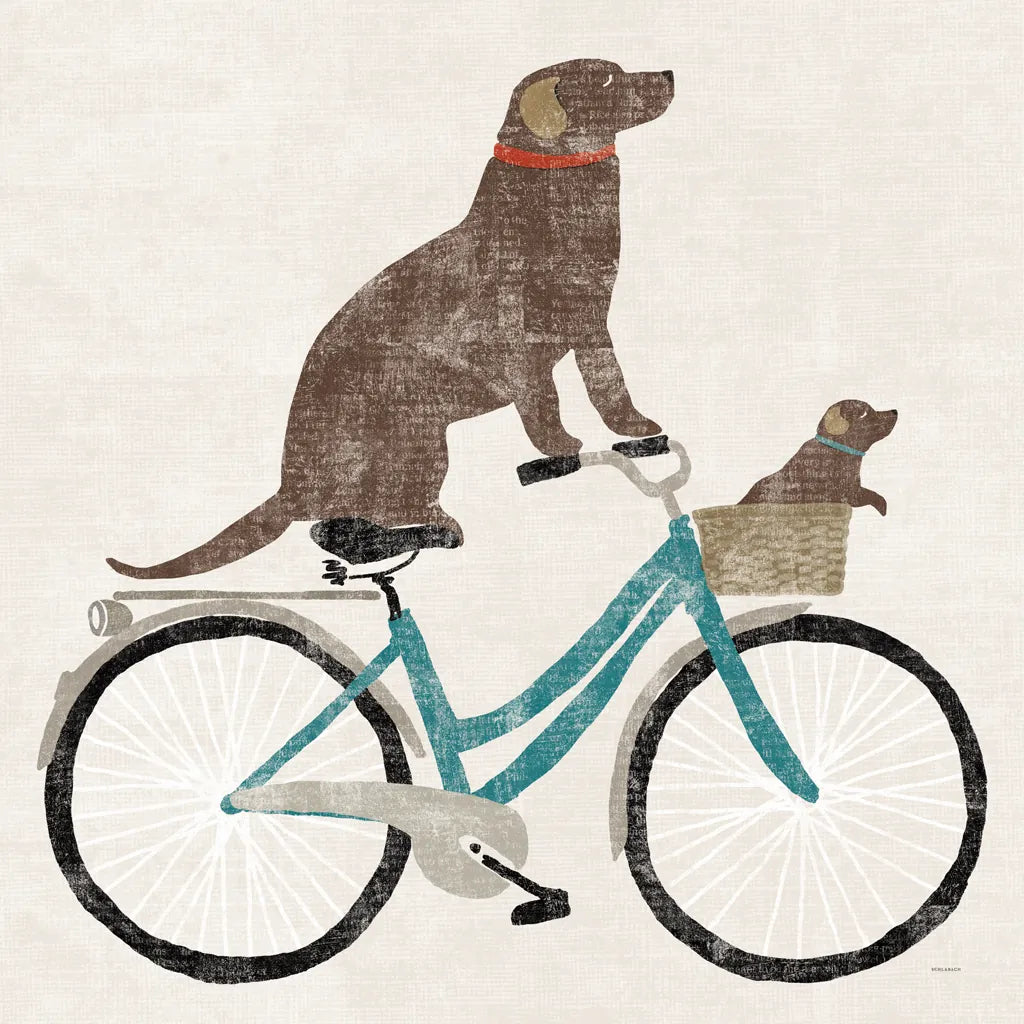 Lab Ride by Sue Schlabach. SKU 66044a. Archival Giclee Fine art print for wall decor.
