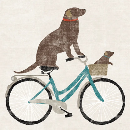 Lab Ride by Sue Schlabach. SKU 66044a. Archival Giclee Fine art print for wall decor.