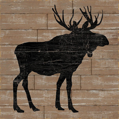 Lake Lodge I Brown no Words by Sue Schlabach. SKU 27721a. Archival Giclee Fine art print for wall decor.