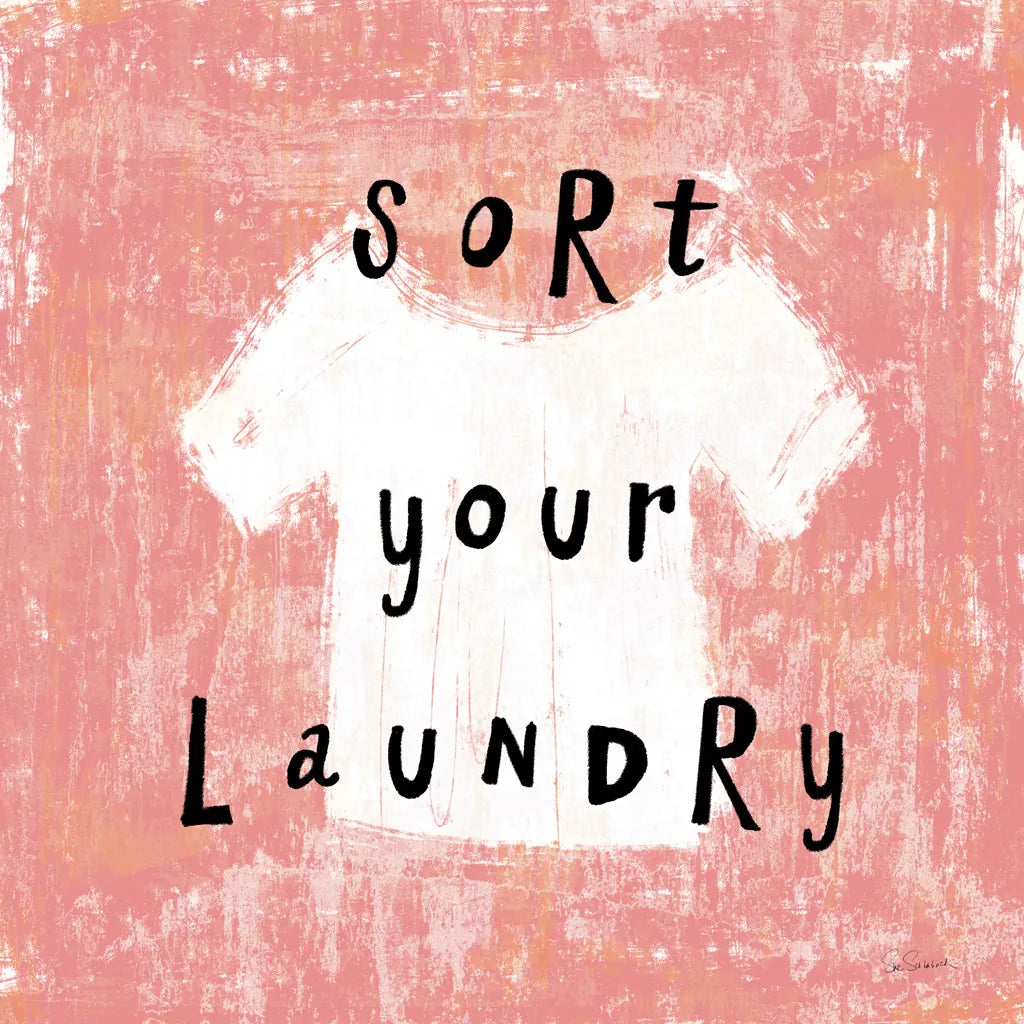 Laundry Rules III by Sue Schlabach. SKU 35899a. Archival Giclee Fine art print for wall decor.