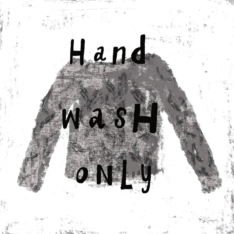 Laundry Rules IV BW by Sue Schlabach. SKU 74232a. Archival Giclee Fine art print for wall decor.