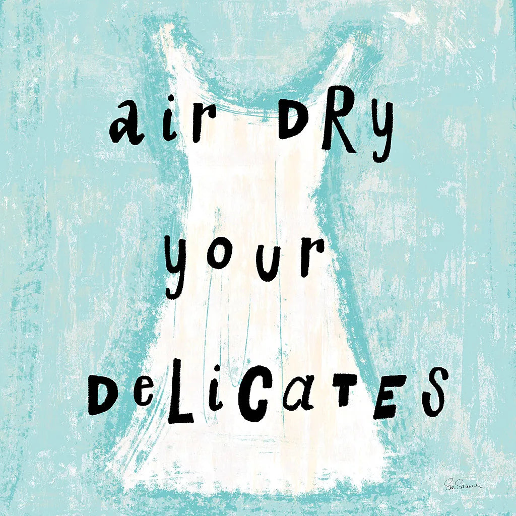 Laundry Rules VI by Sue Schlabach. SKU 35902a. Archival Giclee Fine art print for wall decor.