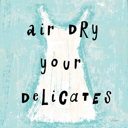 Laundry Rules VI by Sue Schlabach. SKU 35902a. Archival Giclee Fine art print for wall decor.