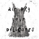 Laundry Rules VI BW by Sue Schlabach. SKU 74234a. Archival Giclee Fine art print for wall decor.