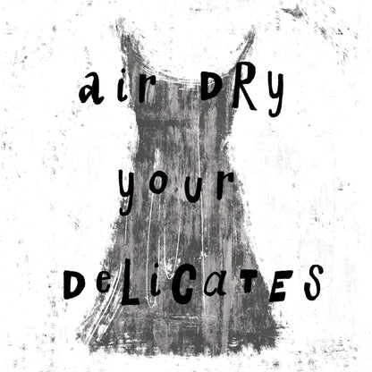 Laundry Rules VI BW by Sue Schlabach. SKU 74234a. Archival Giclee Fine art print for wall decor.