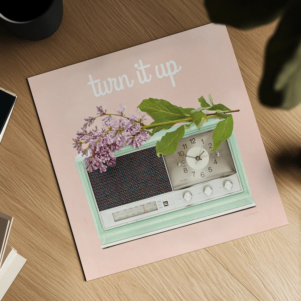 Love Office IV No Polka Dots by Sue Schlabach. Shown as a detailed flat fine art print, highlighting archival giclee quality. Available as an archival giclee rolled canvas, fine art paper, or poster print. SKU 32407a.