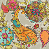 Mod Paisley I by Sue Schlabach. SKU 23314a. Archival Giclee Fine art print for wall decor.