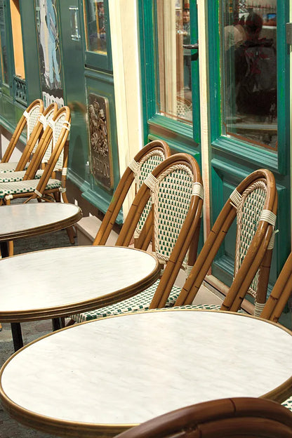Montmartre Cafe by Sue Schlabach. SKU 26499h. Archival Giclee Fine art print for wall decor.