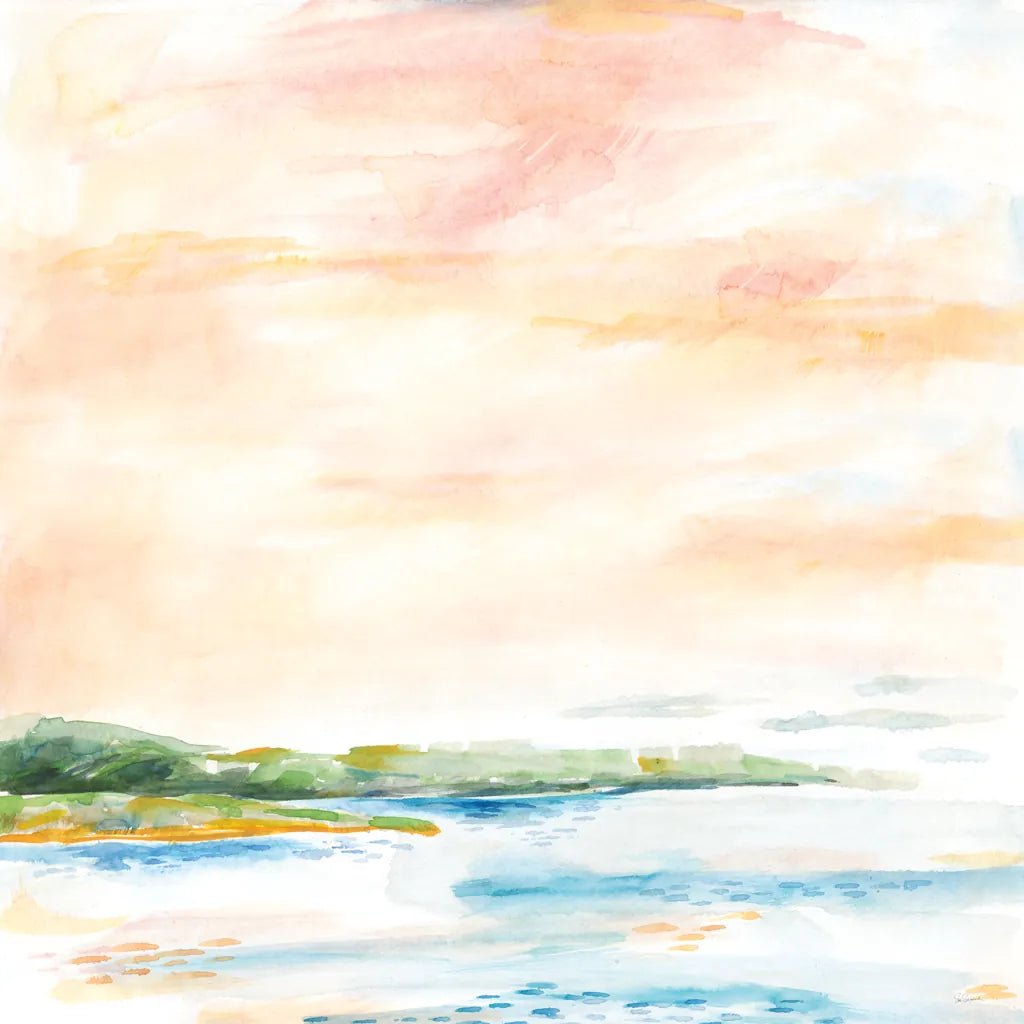 Morning Bay by Sue Schlabach. SKU 63418a. Archival Giclee Fine art print for wall decor.