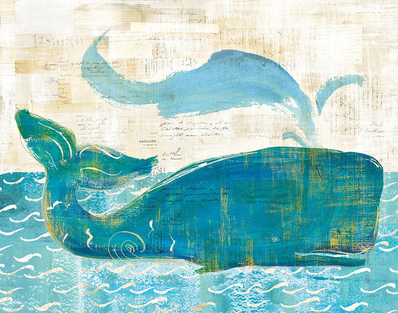 On the Waves I Whale Spray by Sue Schlabach