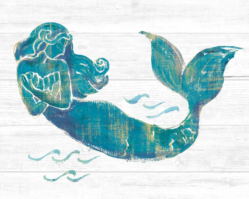 On the Waves II Light Plank by Sue Schlabach