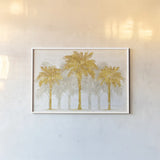 Palm Coast I by Sue Schlabach. shown as a paper print in a white frame. Available as a archival giclee rolled canvas, fine art paper, or poster print. SKU 20881i.